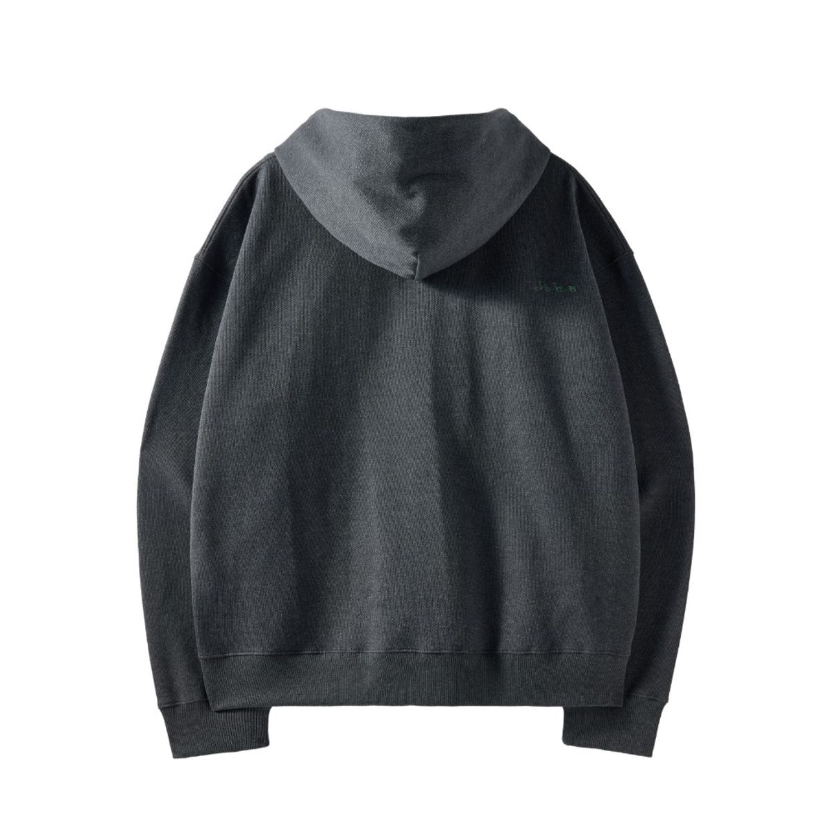 브롬톤 런던(BROMPTON LONDON) DIAGONAL JACQUARD HOOD FULL ZIP - CHARCOAL (P251UFT460)