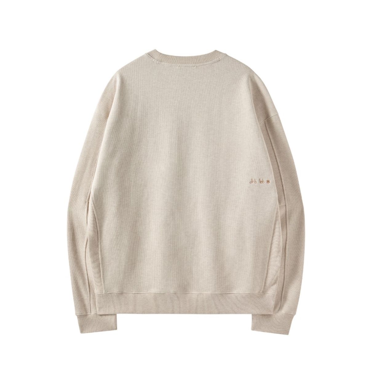 브롬톤 런던(BROMPTON LONDON) DIAGONAL JACQUARD SWEATSHIRT - OATMEAL (P251USW460)