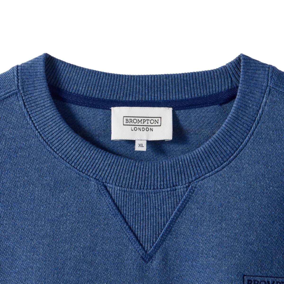 브롬톤 런던(BROMPTON LONDON) DIAGONAL JACQUARD SWEATSHIRT - BLUE (P251USW460)