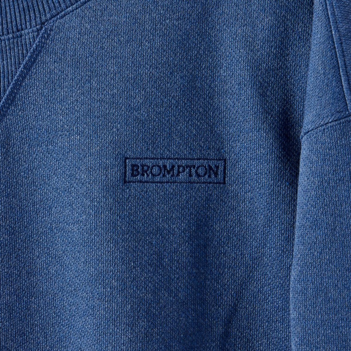 브롬톤 런던(BROMPTON LONDON) DIAGONAL JACQUARD SWEATSHIRT - BLUE (P251USW460)