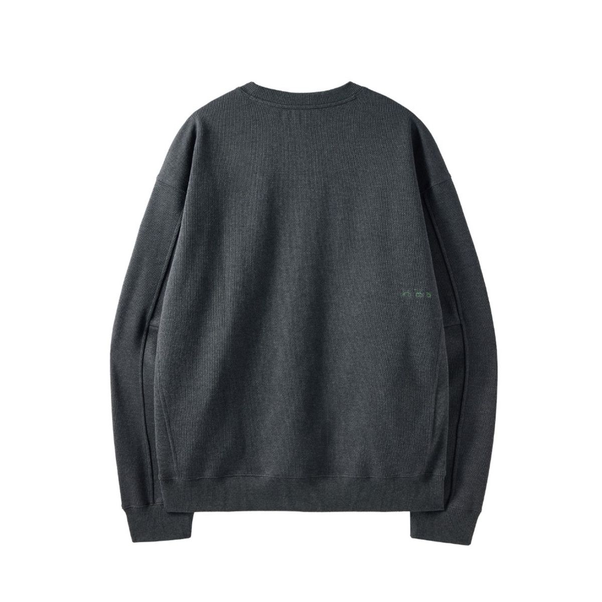 브롬톤 런던(BROMPTON LONDON) DIAGONAL JACQUARD SWEATSHIRT - CHARCOAL (P251USW460)