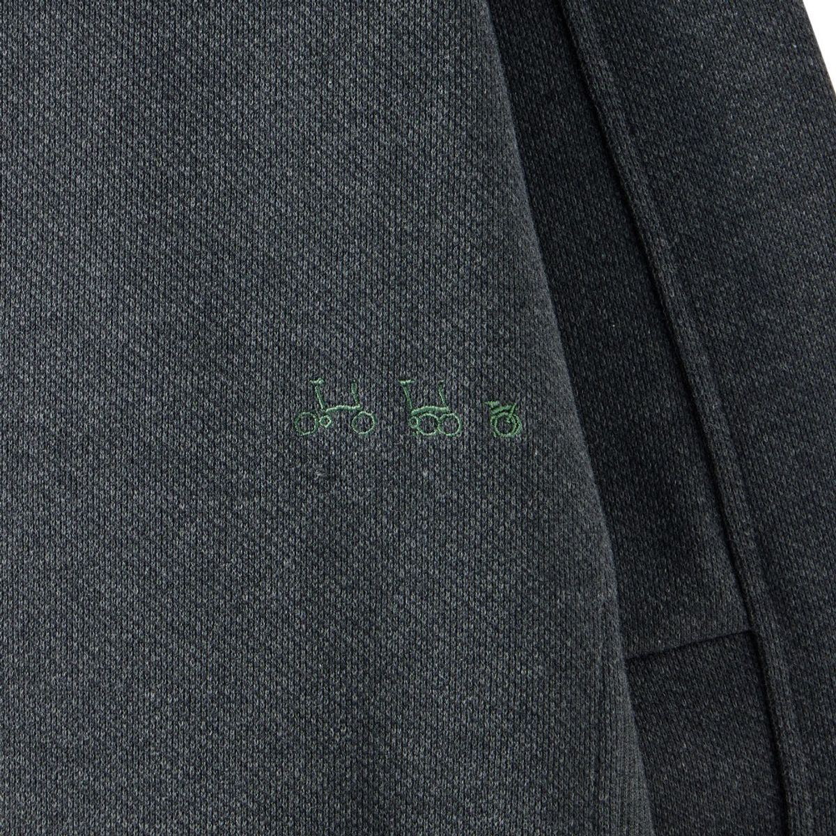브롬톤 런던(BROMPTON LONDON) DIAGONAL JACQUARD SWEATSHIRT - CHARCOAL (P251USW460)