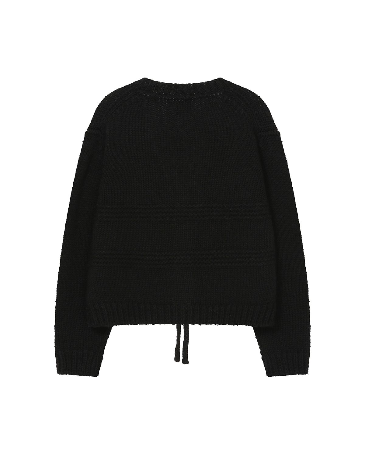 미세키서울(MISEKI SEOUL) Bow over cardigan BLACK