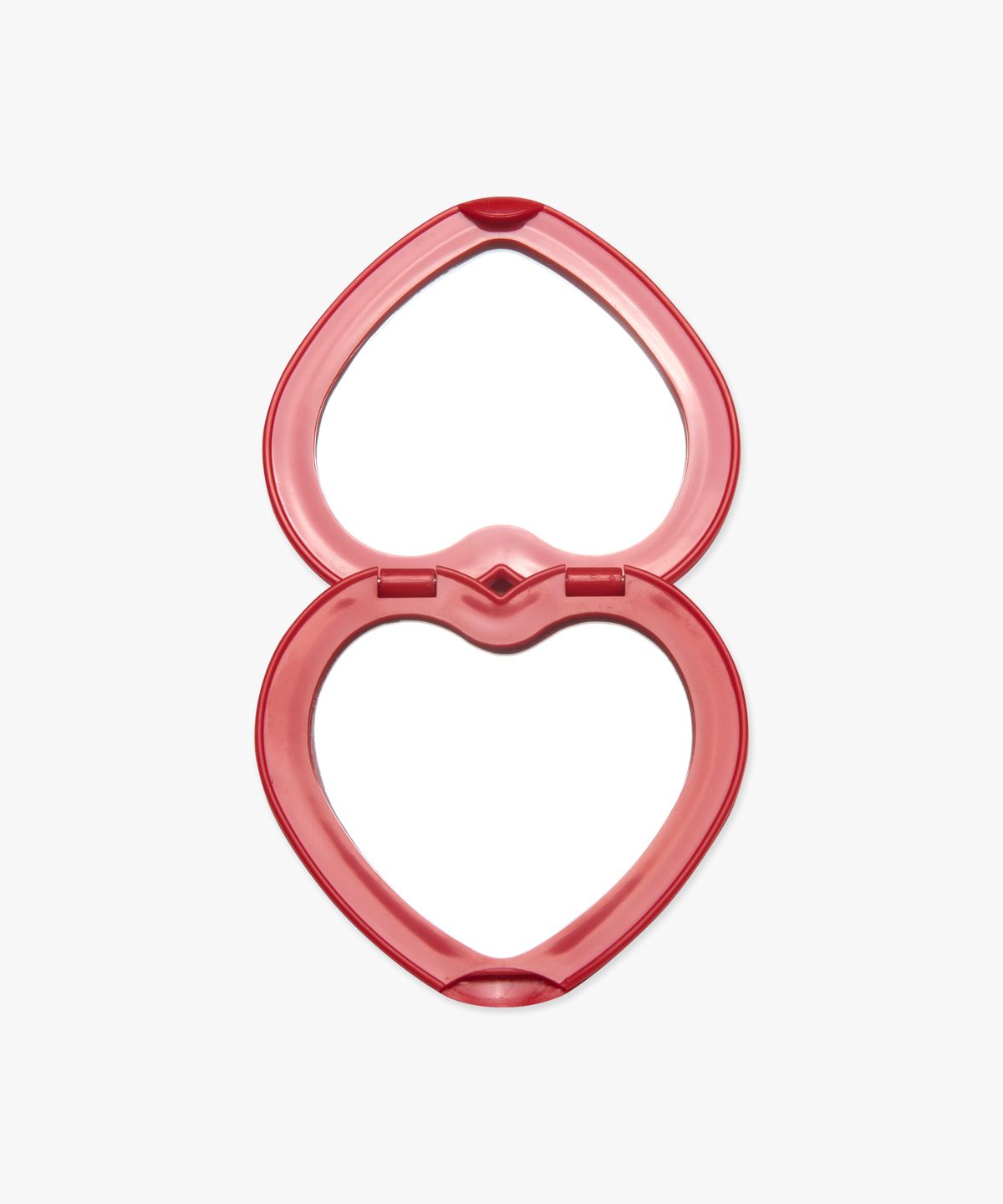 엘엠씨(LMC) HEART TYPO HAND MIRROR red