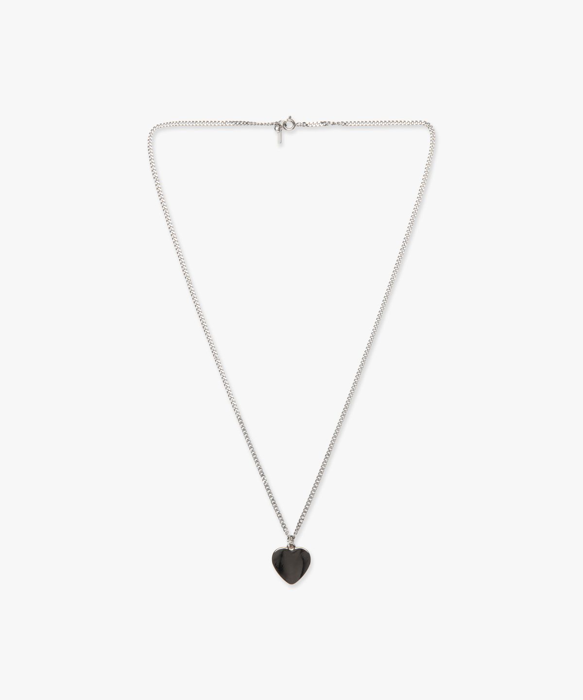 엘엠씨(LMC) HEART TYPO PENDANT NECKLACE black