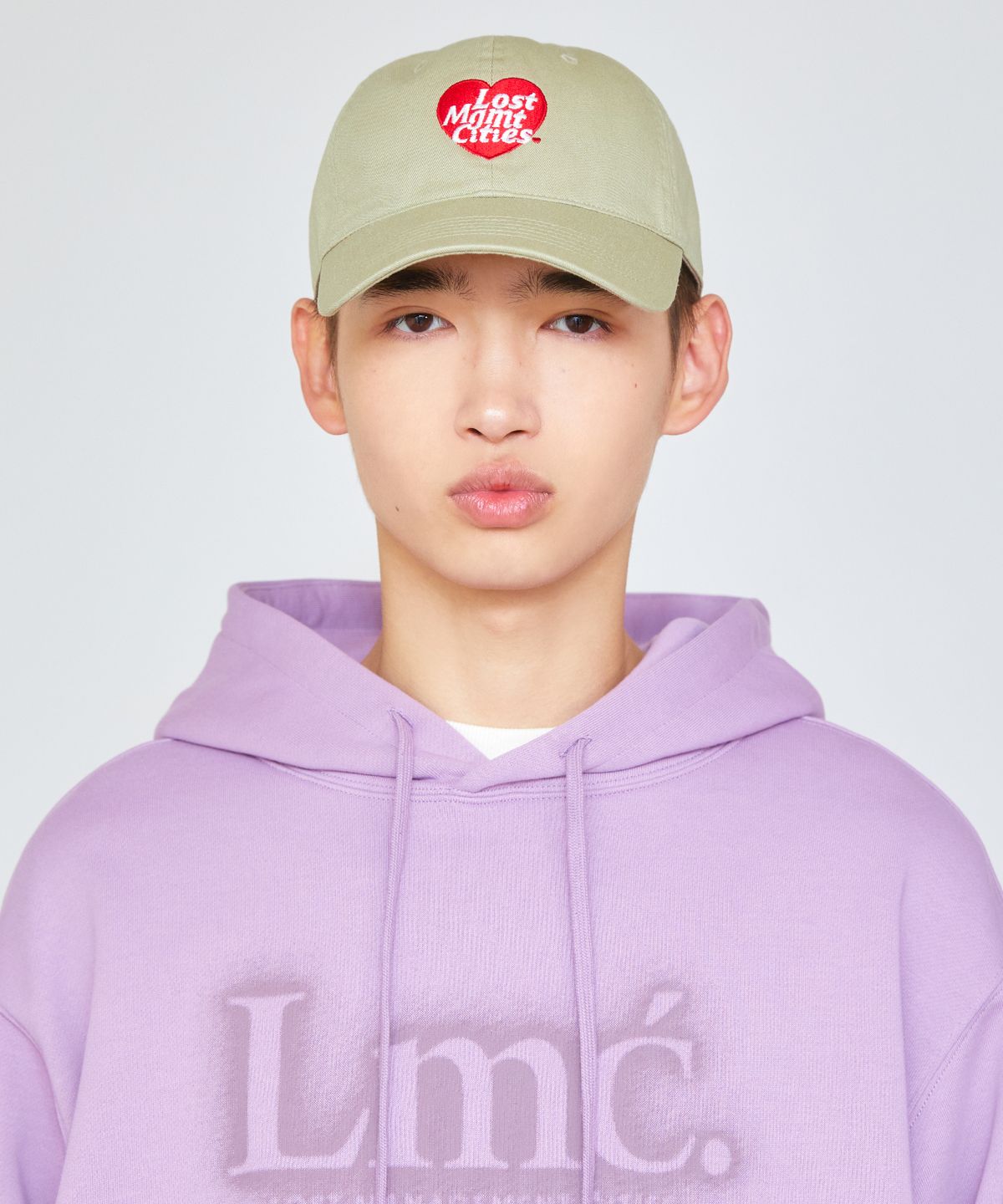 엘엠씨(LMC) HEART LOGO 6PANEL CAP sand