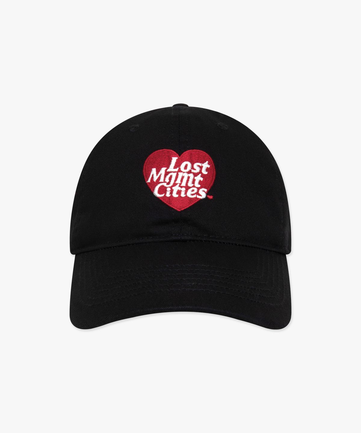 엘엠씨(LMC) HEART LOGO 6PANEL CAP black