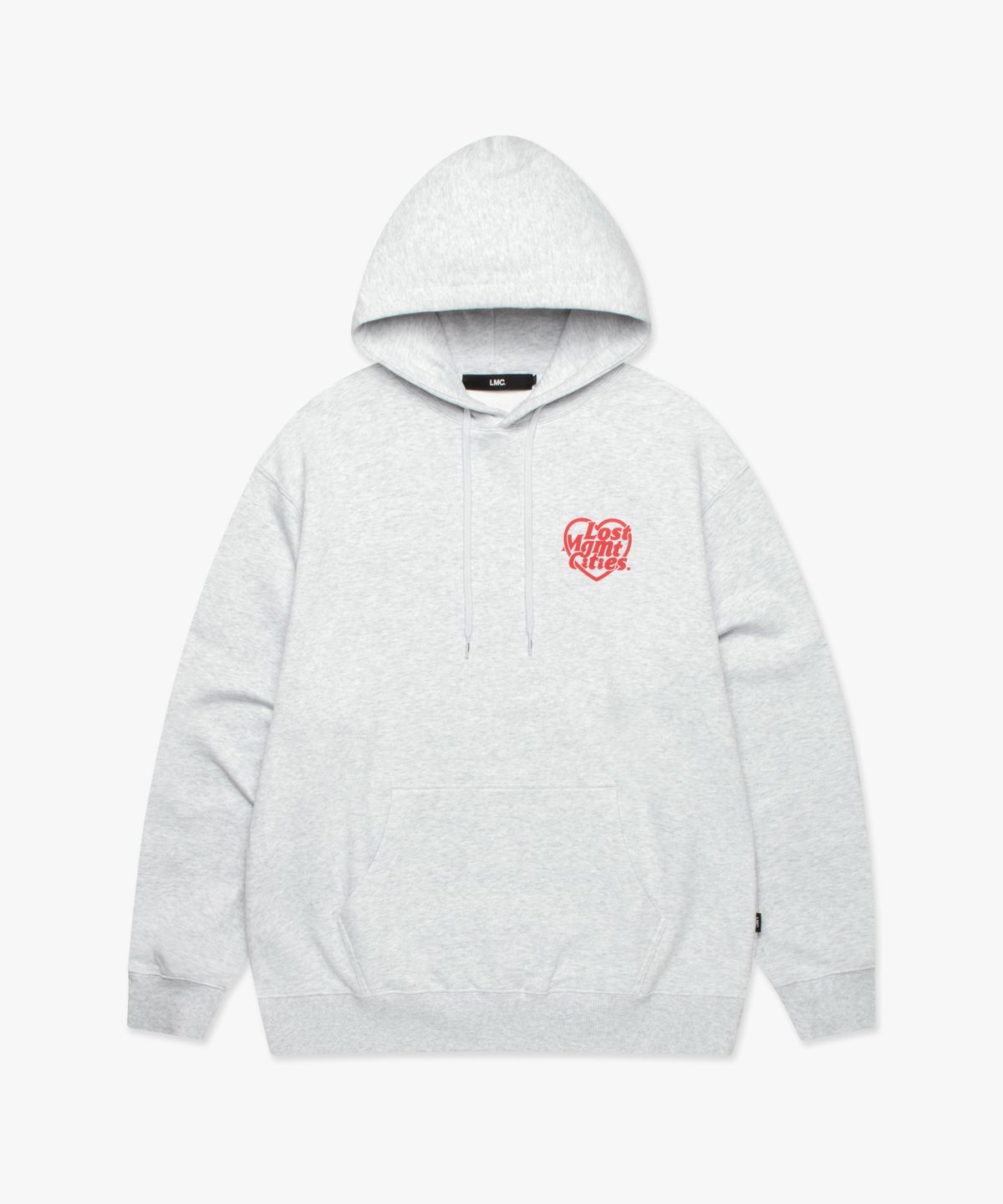 엘엠씨(LMC) HEART GLOBE HOODIE light heather gray