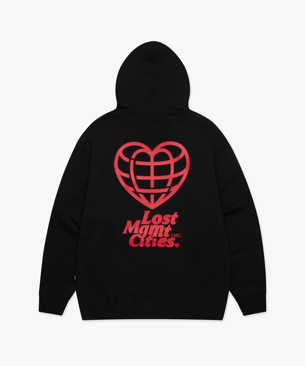 엘엠씨(LMC) HEART GLOBE HOODIE black