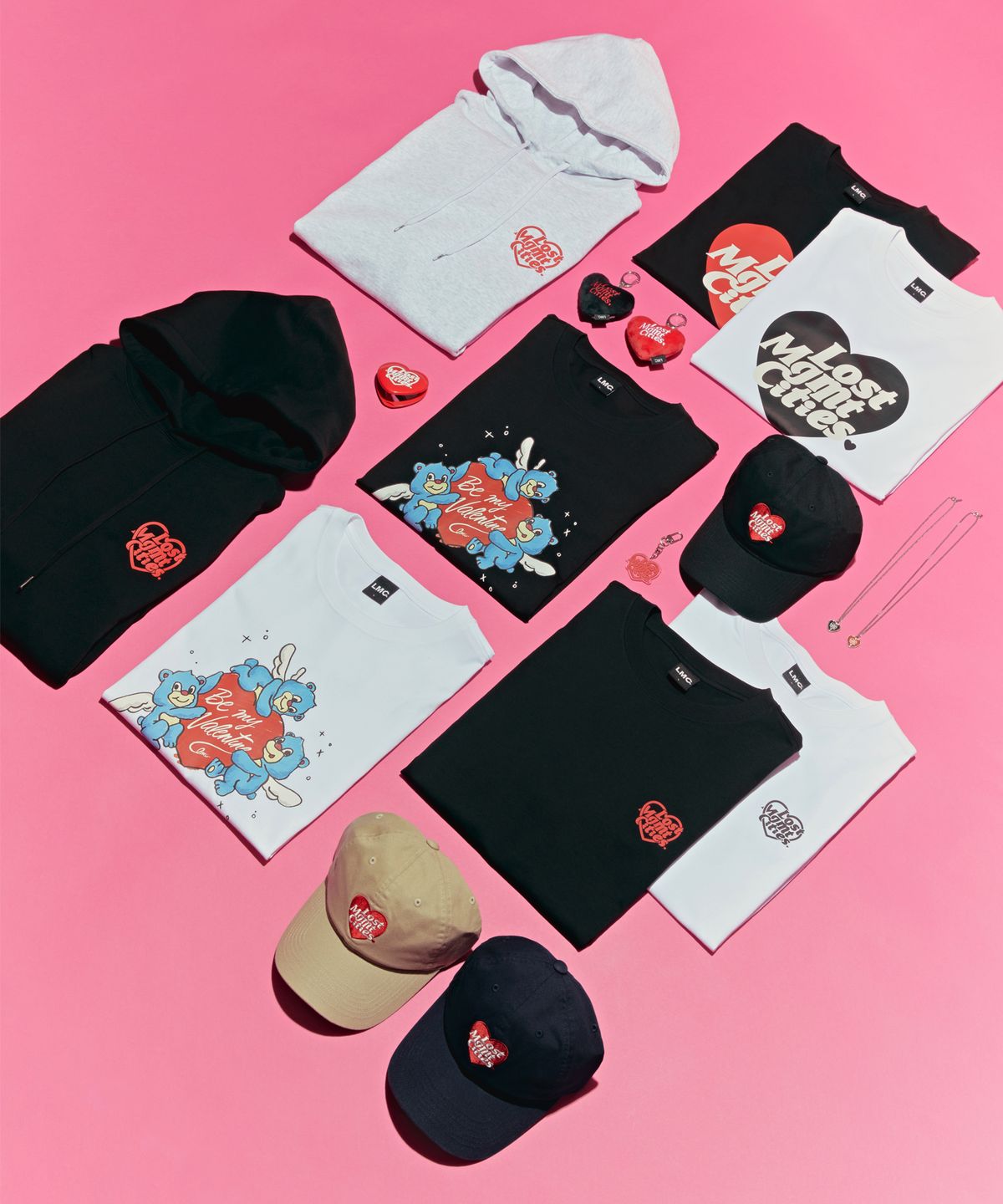 엘엠씨(LMC) HEART BEAR LONG SLV TEE black