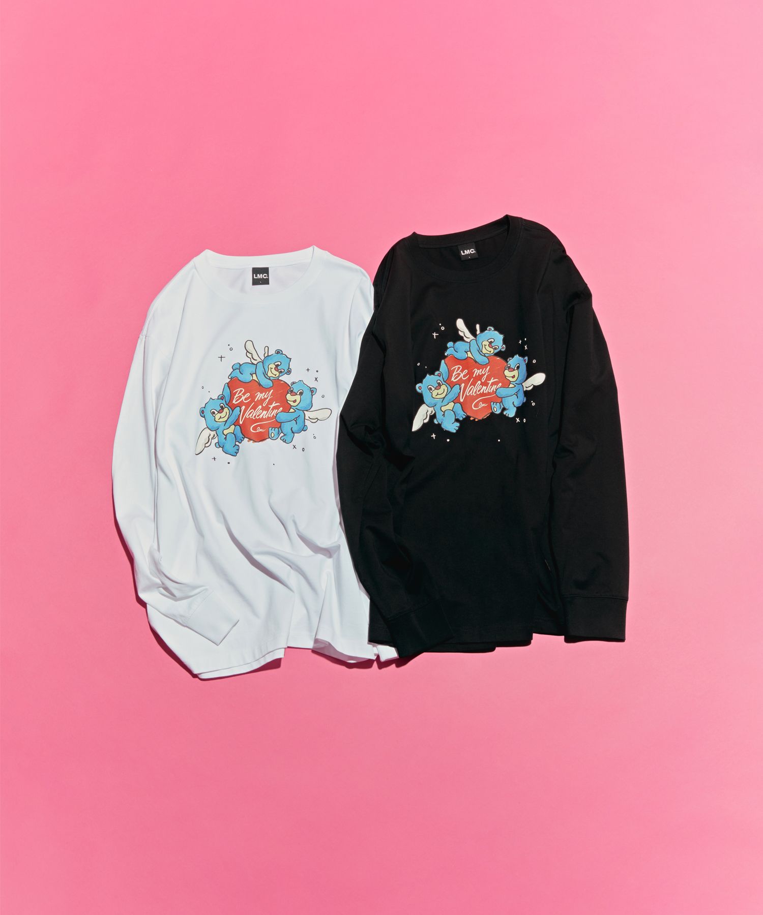 ★ LMC★ HEART BEAR LONG SLV TEE black 0LM45SLS302BLK HEART BEAR LONG SLV TEE black - LMC | 엘엠씨