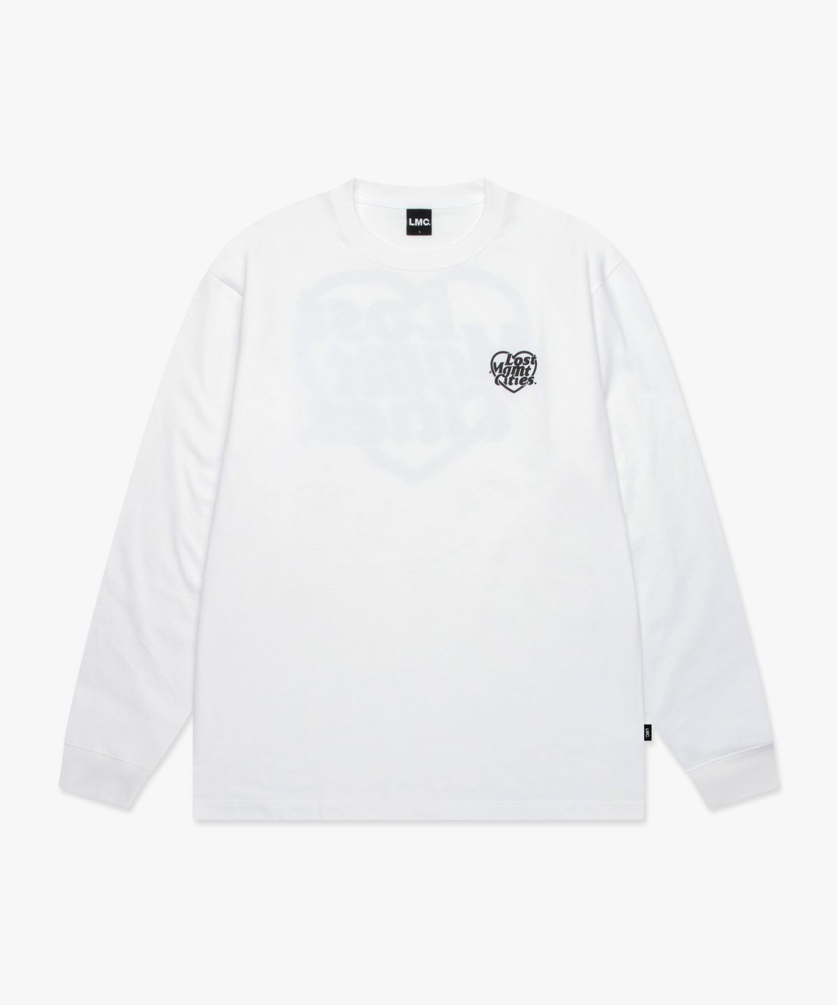 엘엠씨(LMC) HEART GLOBE LONG SLV TEE white