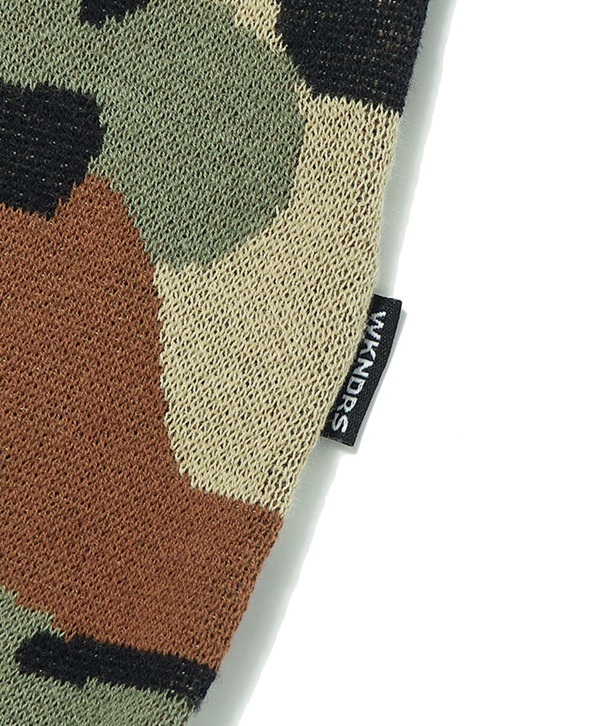 위캔더스(WKNDRS) RAGLAN KNIT SWEATER (CAMO)