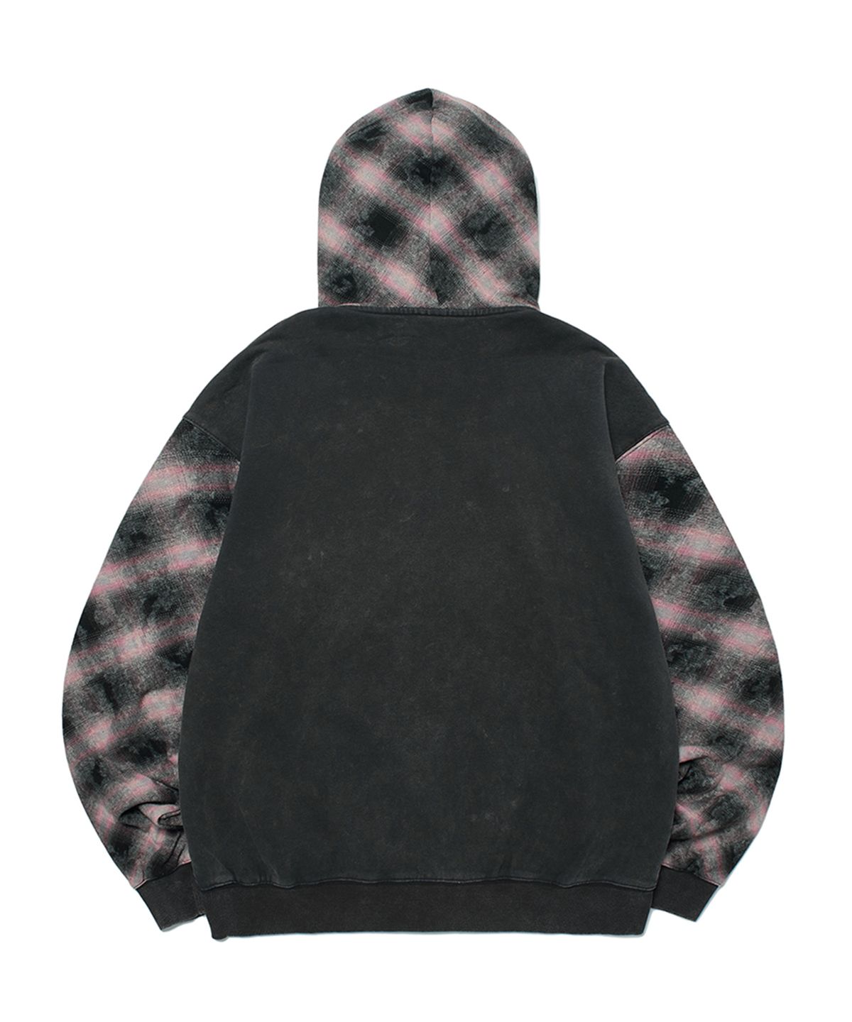 위캔더스(WKNDRS) CHECKERED ZIPUP HOODIE (CHARCOAL)