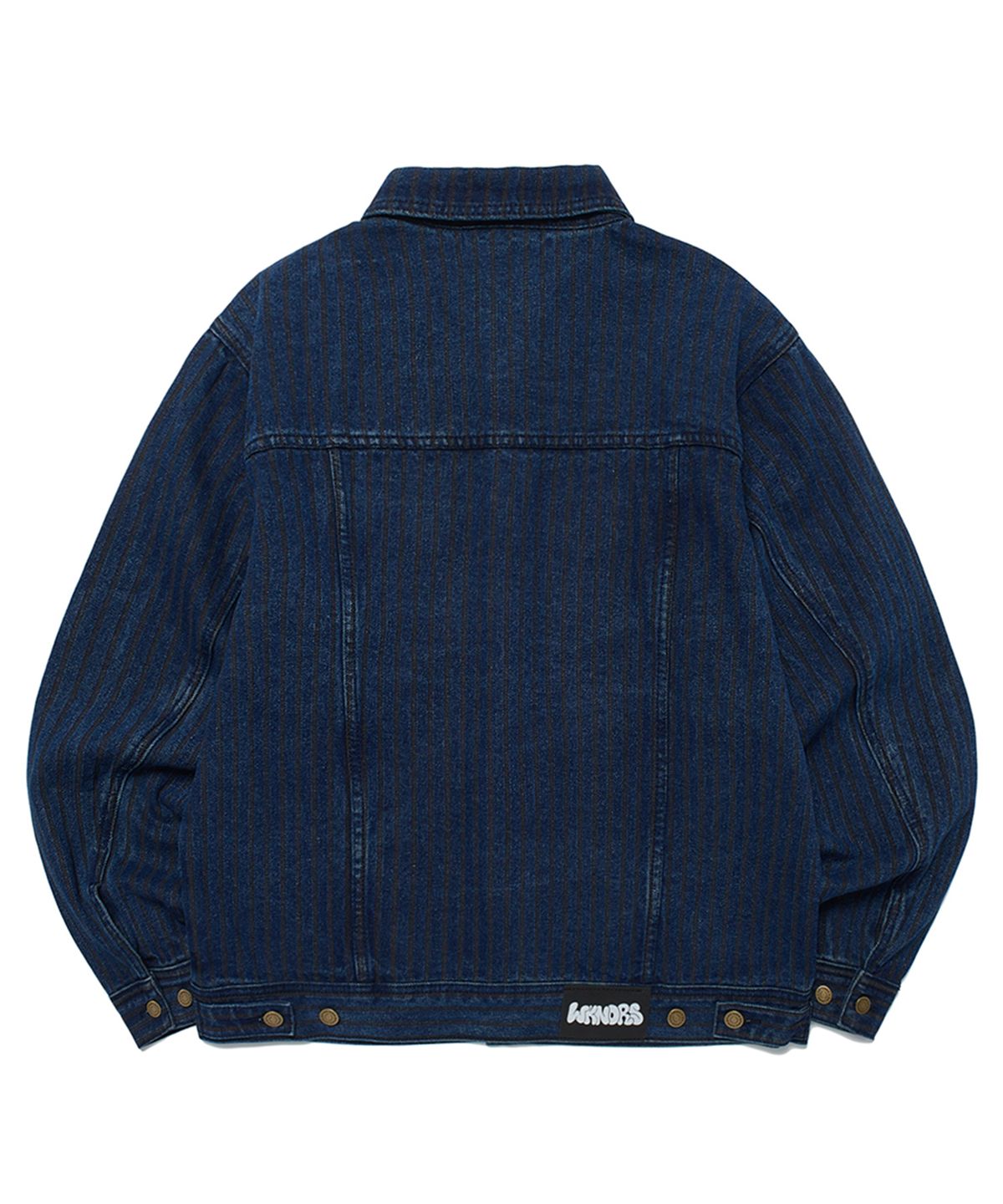 위캔더스(WKNDRS) STRIPE TRUCKER JK (DENIM)