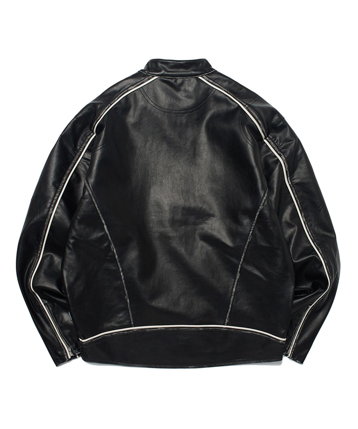 위캔더스(WKNDRS) WASHED LEATHER JK (BLACK)