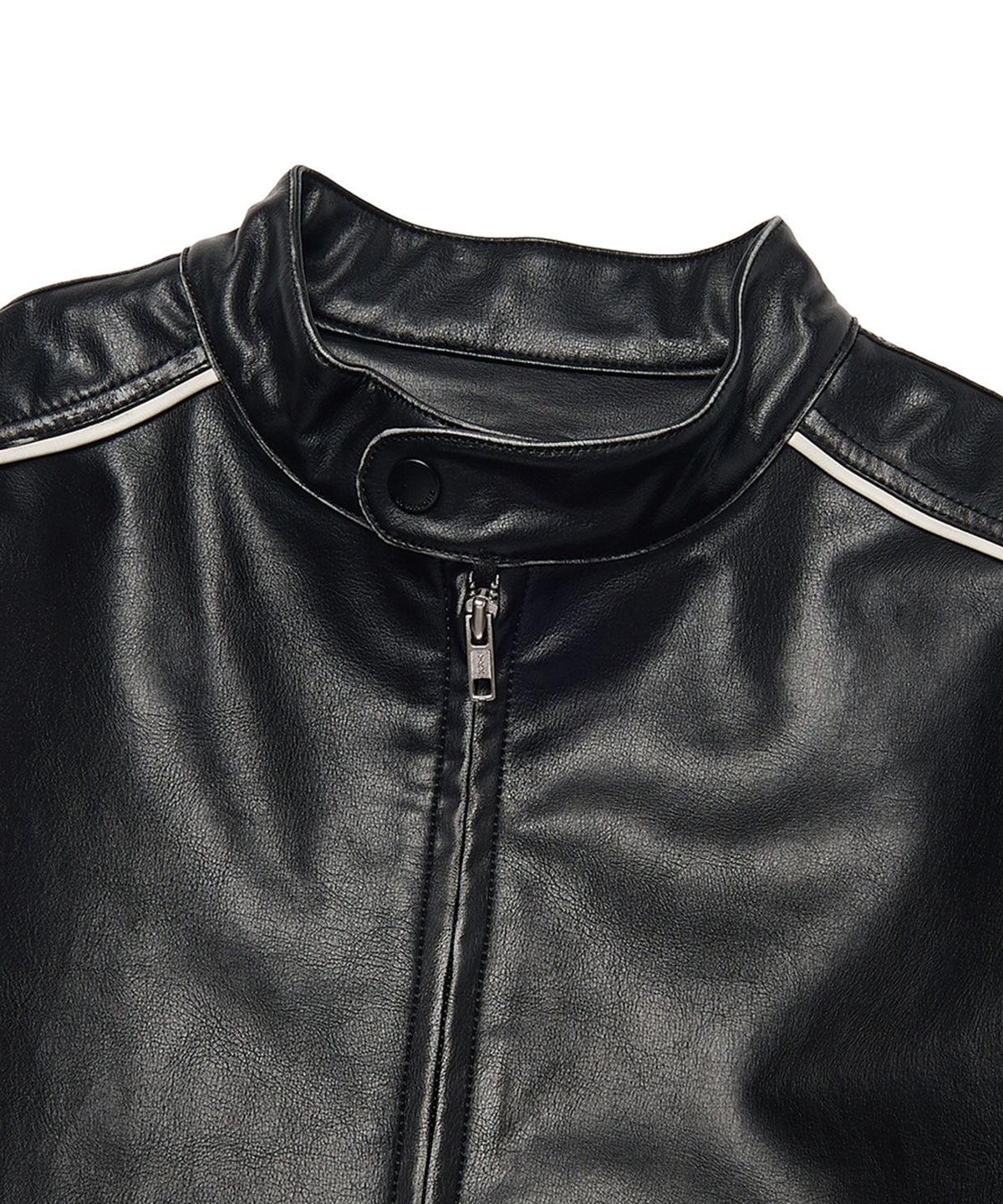 위캔더스(WKNDRS) WASHED LEATHER JK (BLACK)