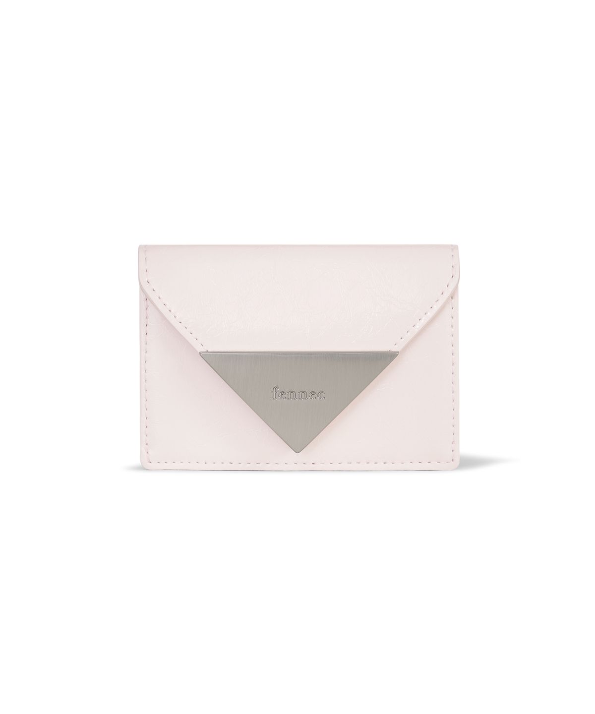 페넥(FENNEC) CRINKLE TRIANGLE TRIPLE WALLET - BLOSSOM