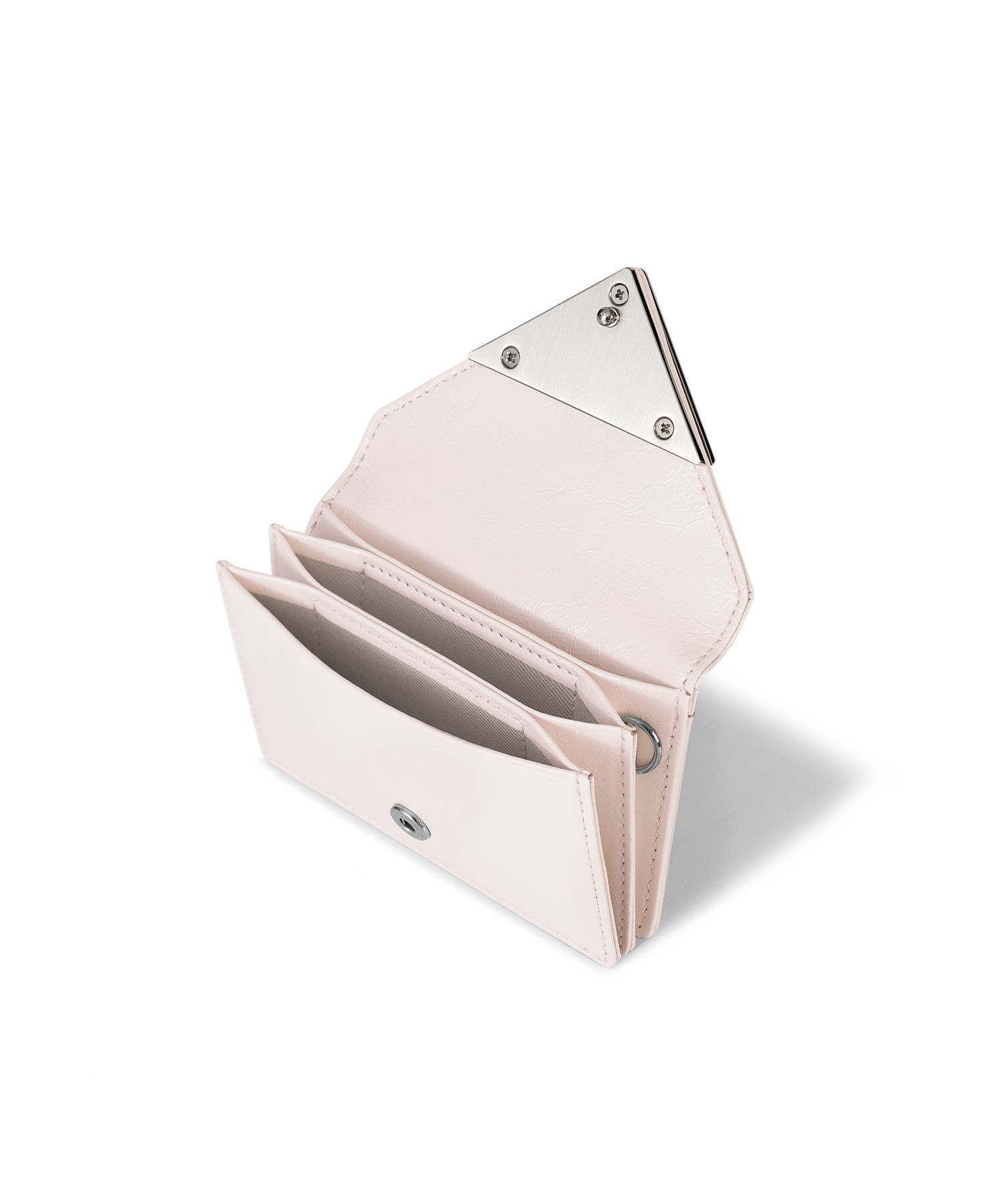 カードケース・名刺入れ Fennec CRINKLE TRIANGLE ACCORDION POCKET LIGHT PINK Fennec CRINKLE TRIANGLE ACCORDION POCKET カードケース ギフト