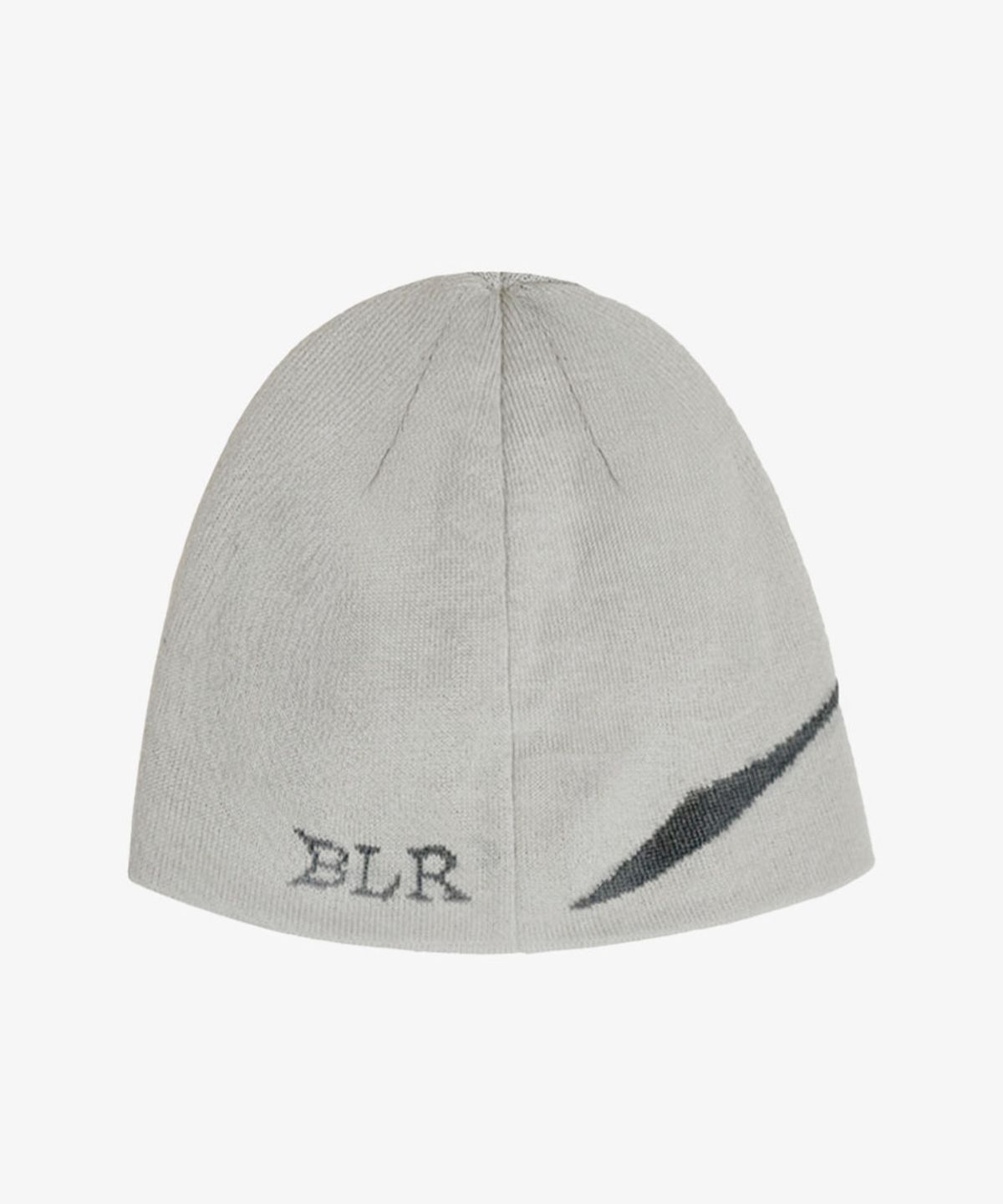 비엘알(BLR) BLR Curved Logo Beanie Grey