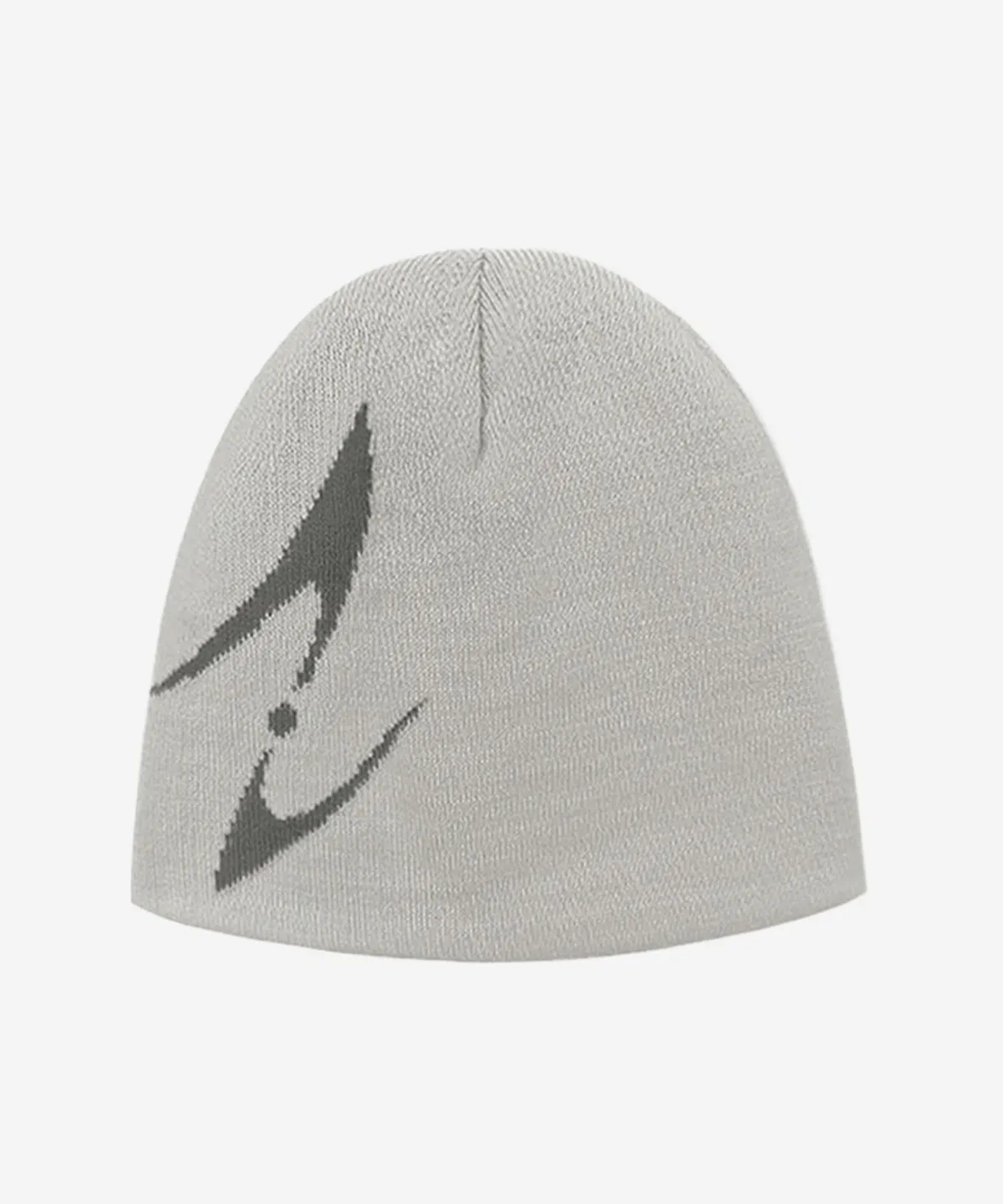 비엘알(BLR) BLR Curved Logo Beanie Grey