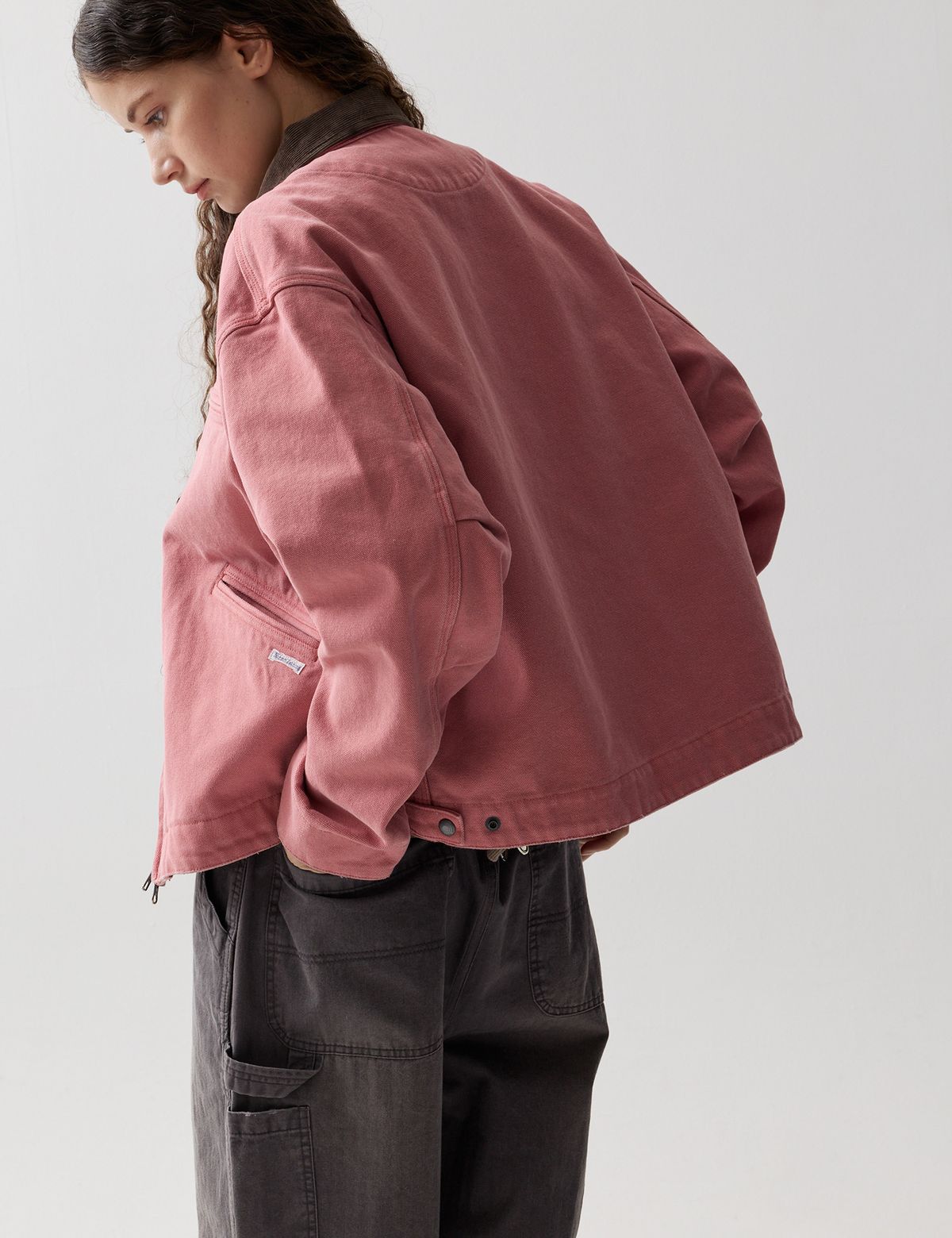 네이머클로딩(NAMERCLOTHING) HBT WORK PANTS GREYISH PURPLE