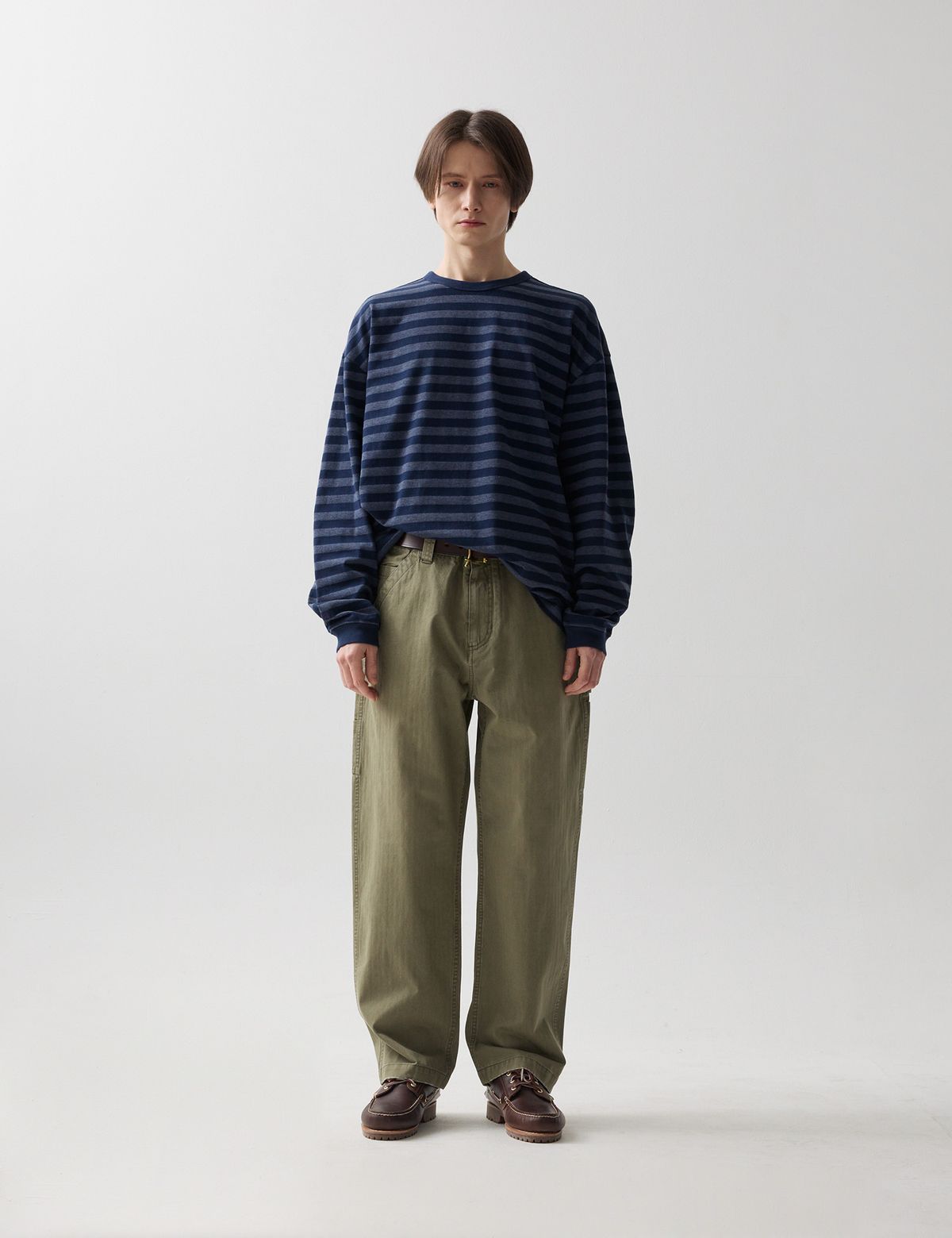 네이머클로딩(NAMERCLOTHING) HBT WORK PANTS OLIVE