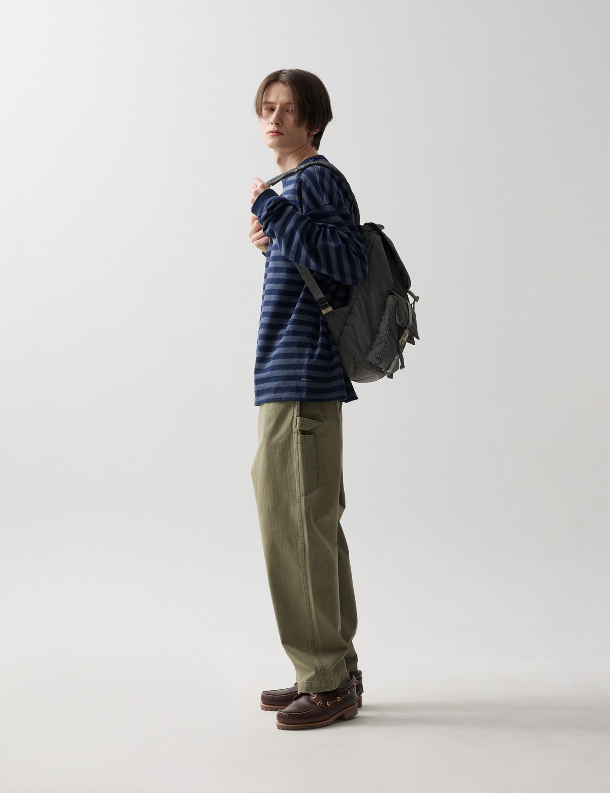 네이머클로딩(NAMERCLOTHING) HBT WORK PANTS OLIVE