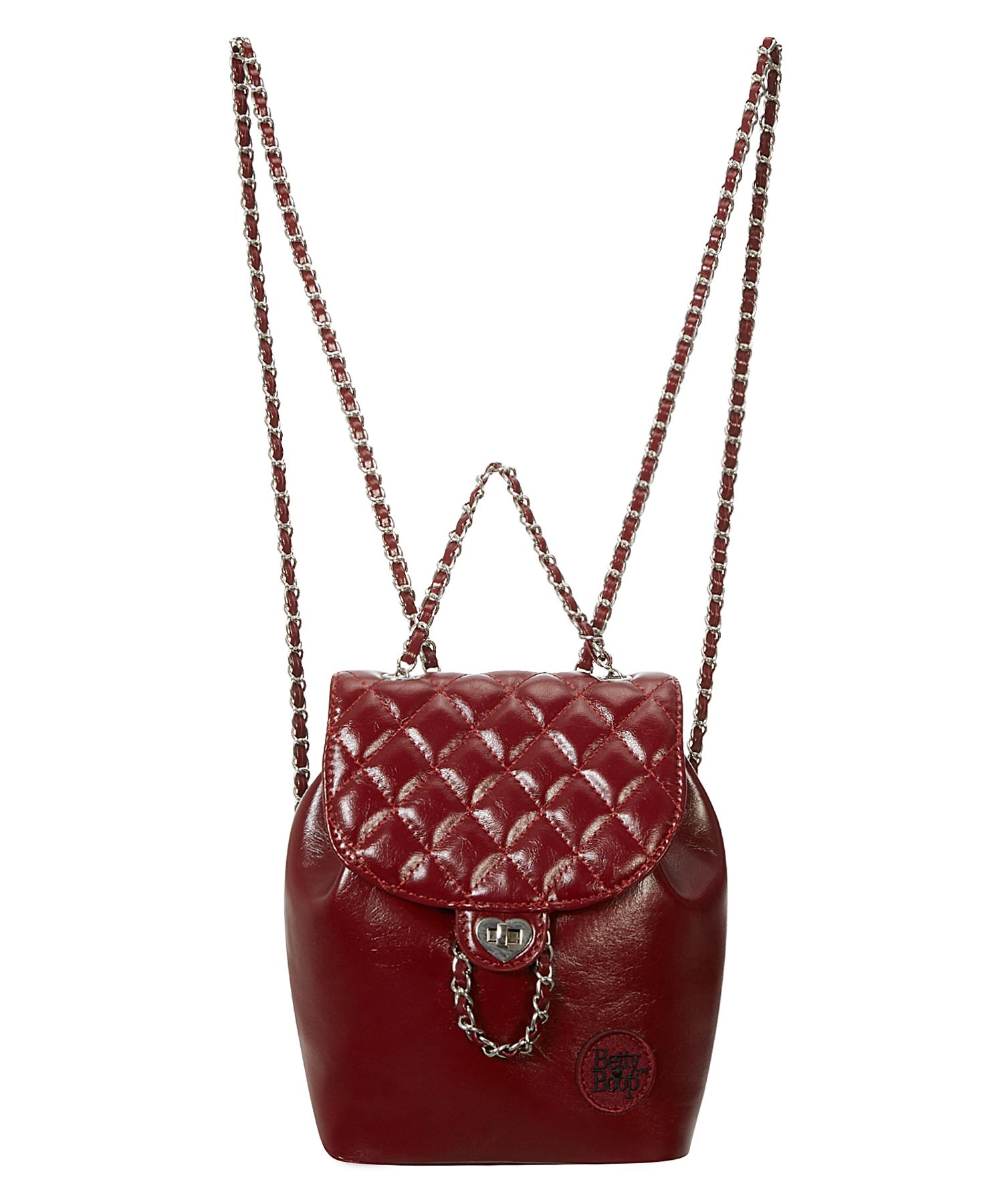 バックパック・リュック [ULKIN CANVAS x Betty Boop] Quilting Chain Mini Backpack MUSINSA | ULKIN CANVAS Betty Boop Quilted Chain Mini