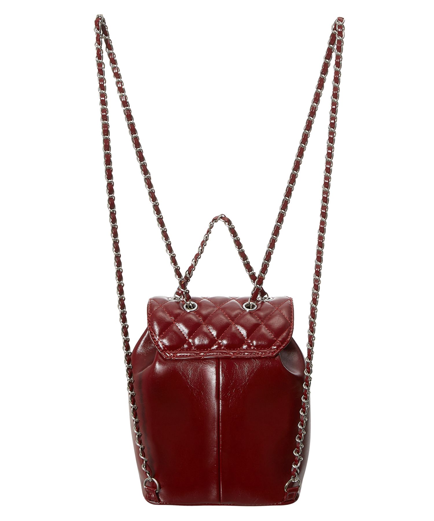バックパック・リュック [ULKIN CANVAS] BETTYBOOP Leather Chain Mini Backpack_Black MUSINSA | ULKIN CANVAS Betty Boop Quilted Chain Mini