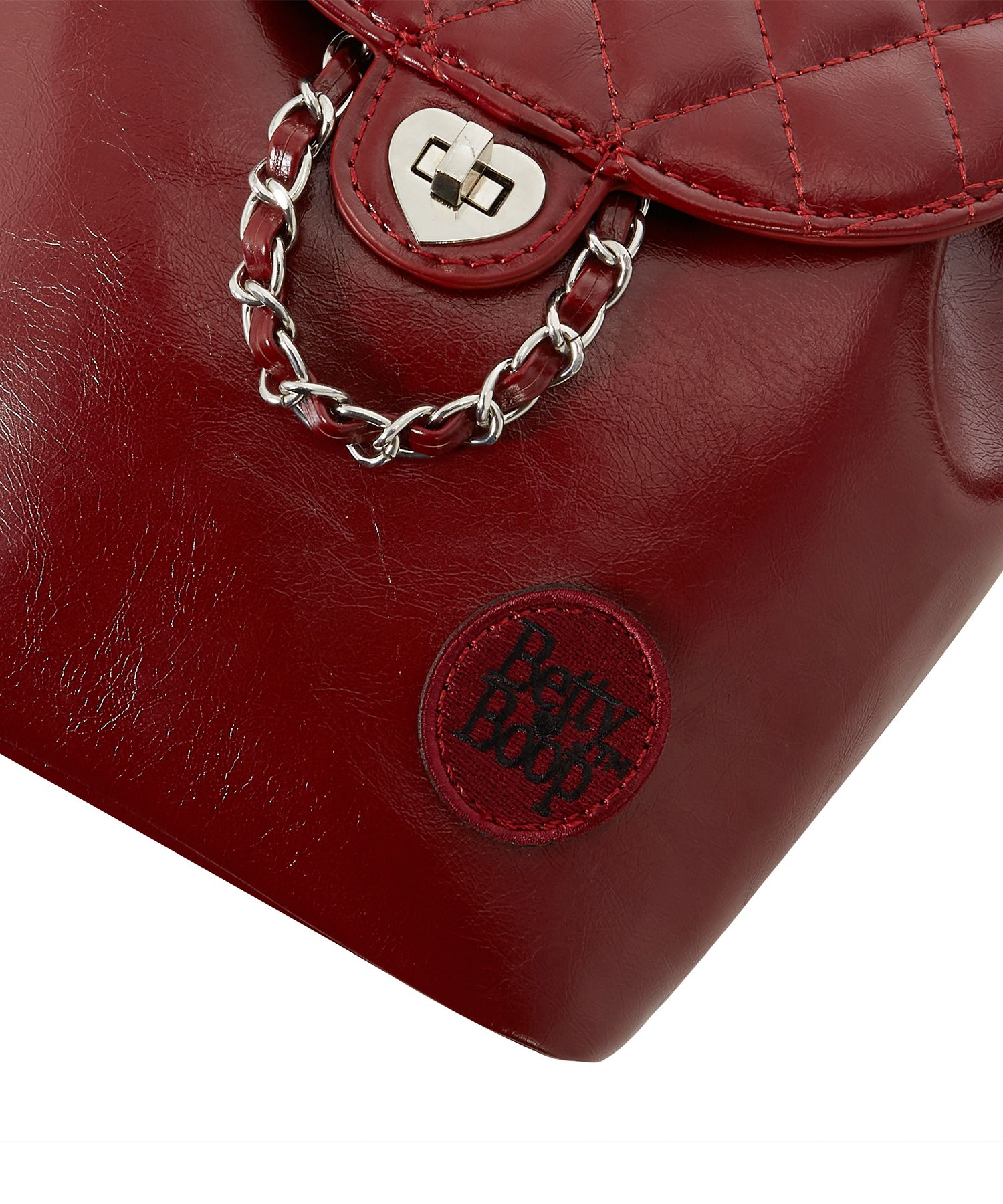 MUSINSA | ULKIN CANVAS Betty Boop Quilted Chain Mini