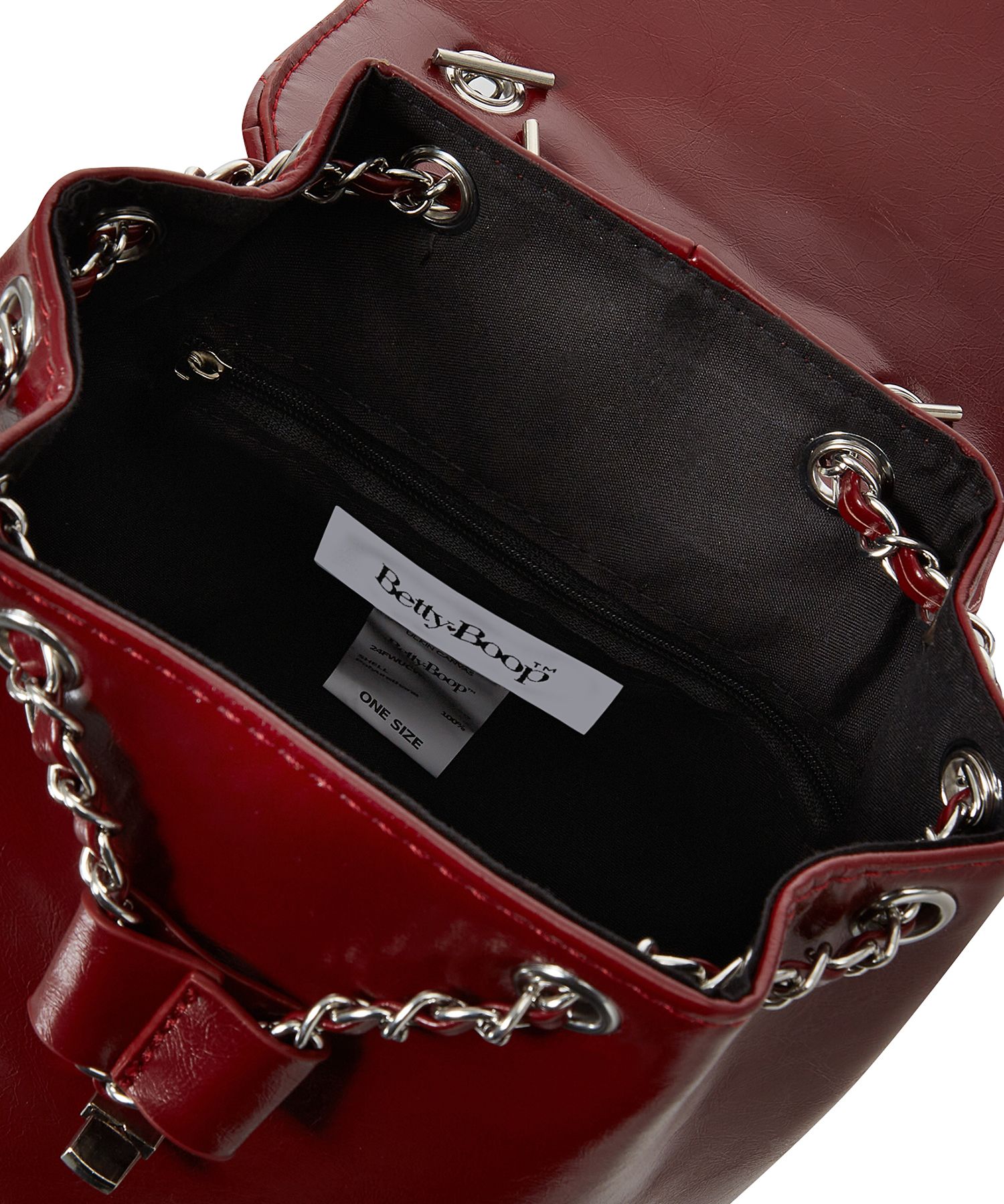 MUSINSA | ULKIN CANVAS Betty Boop Quilted Chain Mini