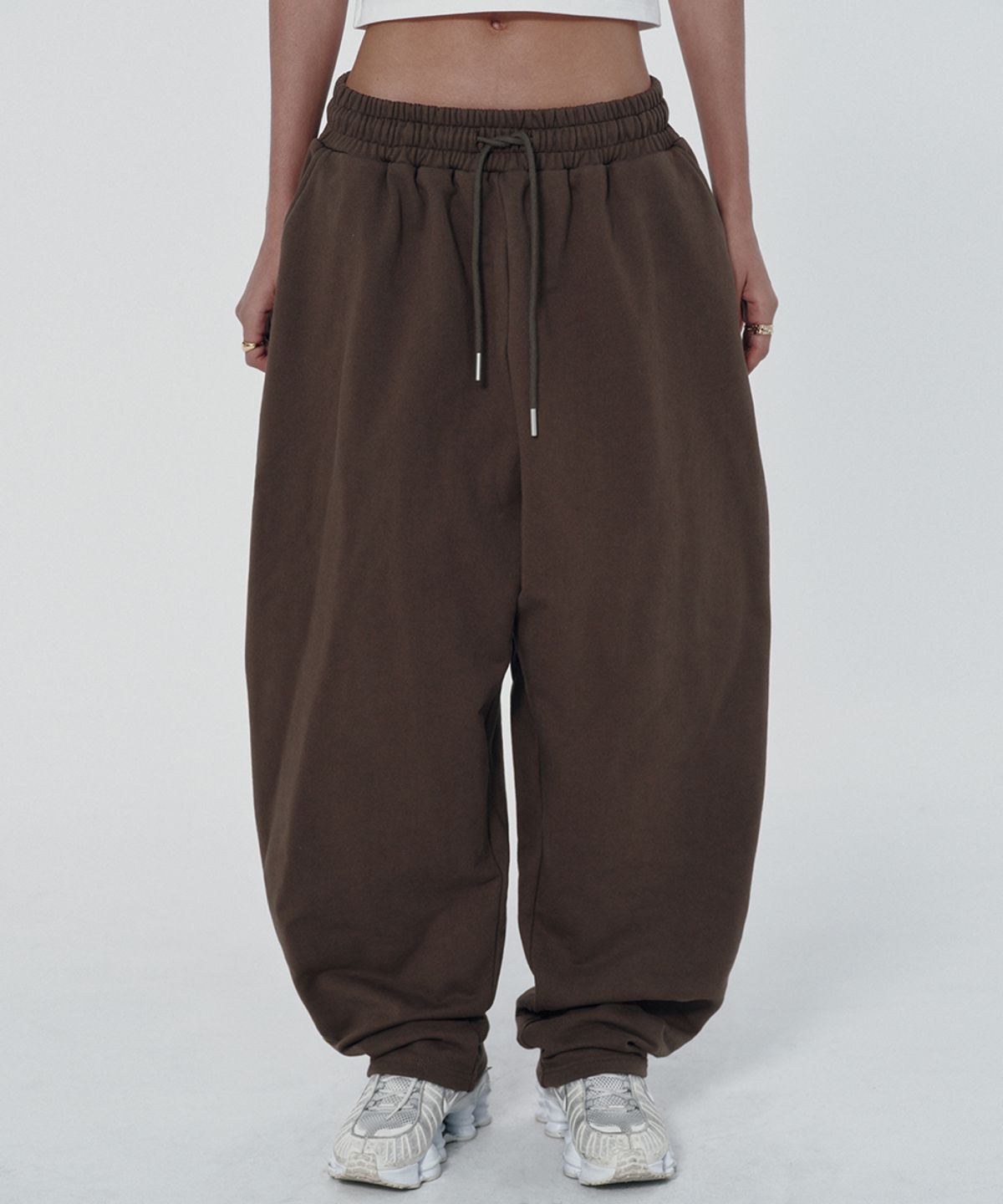 스웨이드(SUADE) BASIC WIDE LONG PANTS [MOCHA BROWN]