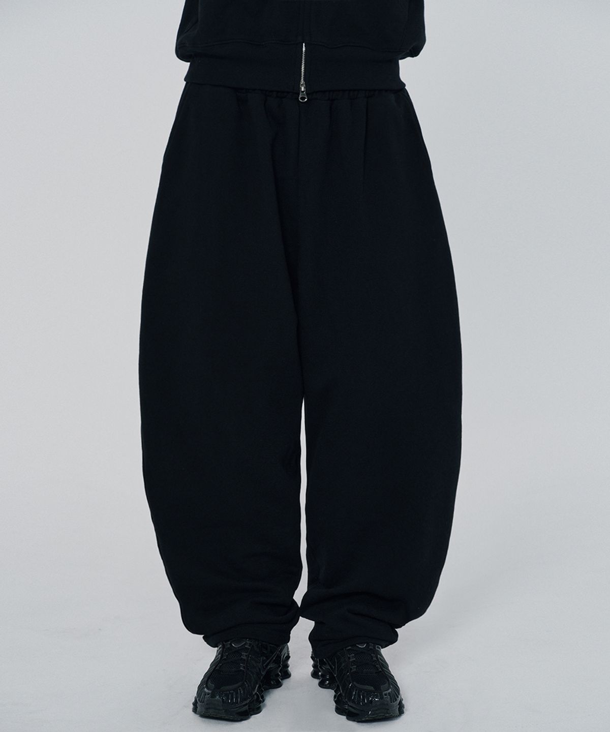 스웨이드(SUADE) BASIC WIDE LONG PANTS [BLACK]