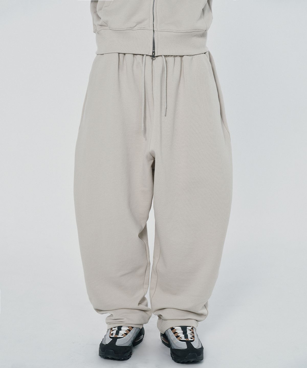 스웨이드(SUADE) BASIC WIDE LONG PANTS [IVORY]