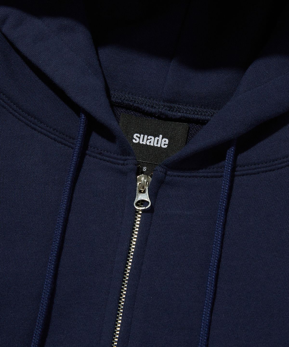 스웨이드(SUADE) BASIC HOOD ZIP UP [NAVY]