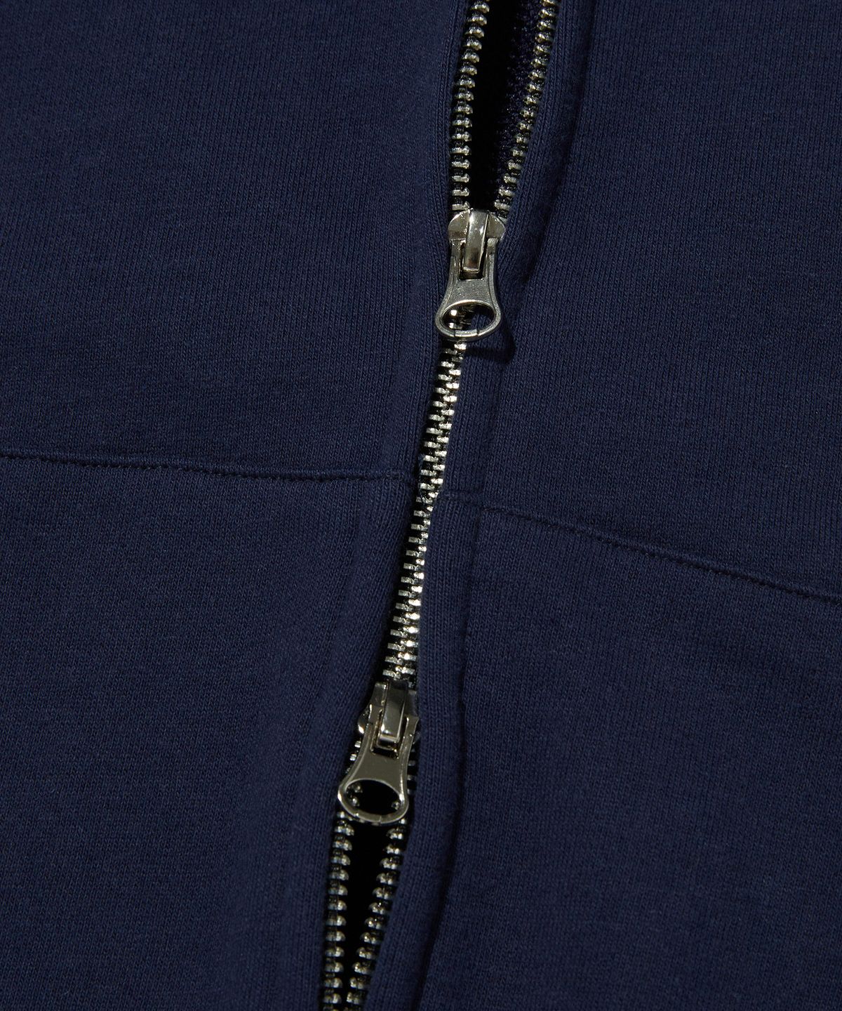 스웨이드(SUADE) BASIC HOOD ZIP UP [NAVY]