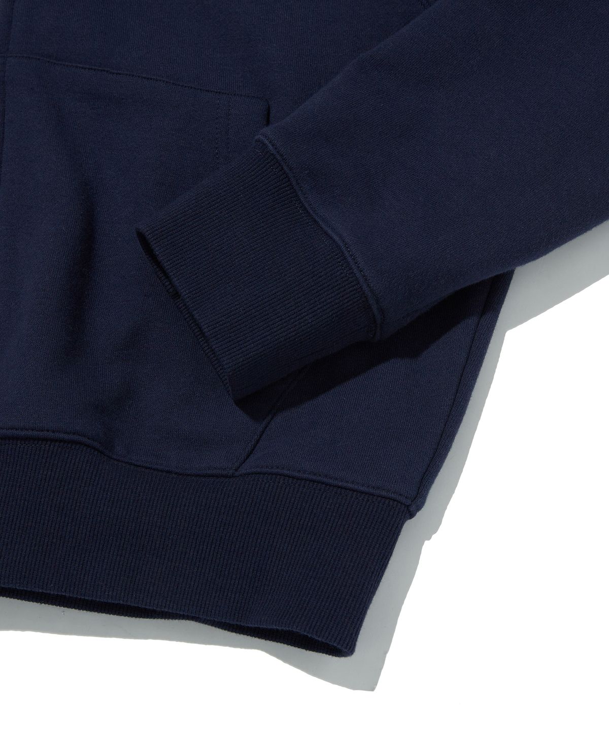 스웨이드(SUADE) BASIC HOOD ZIP UP [NAVY]