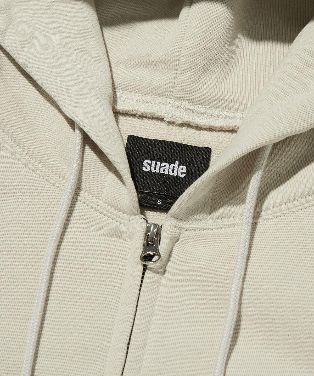 스웨이드(SUADE) BASIC HOOD ZIP UP [IVORY]