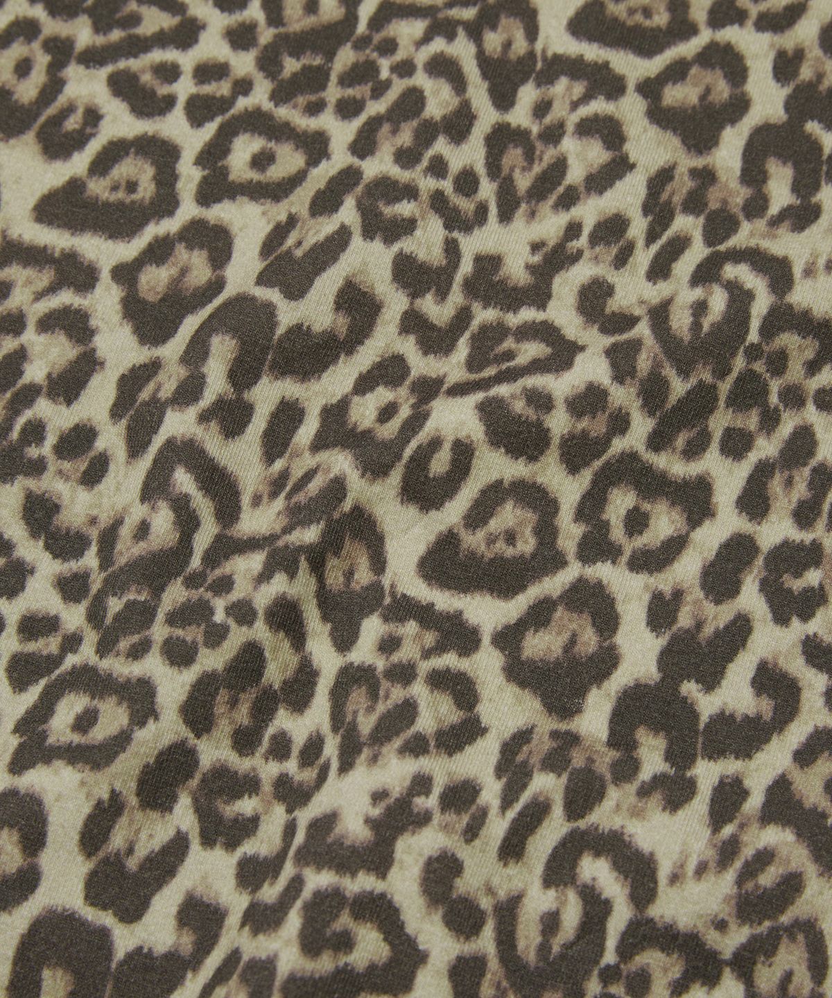 스웨이드(SUADE) PATTERN CROP TEE [LEOPARD]