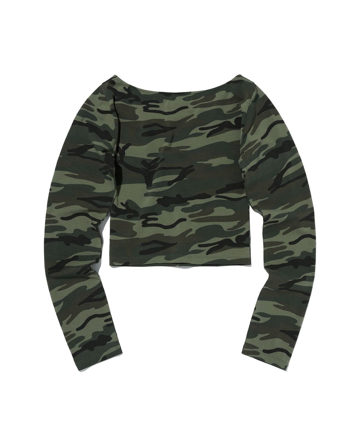 스웨이드(SUADE) PATTERN CROP TEE [CAMO]