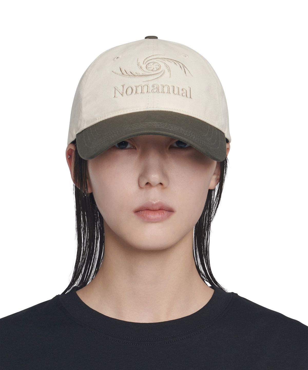 노매뉴얼(NOMANUAL) STORM BALL CAP - CHARCOAL