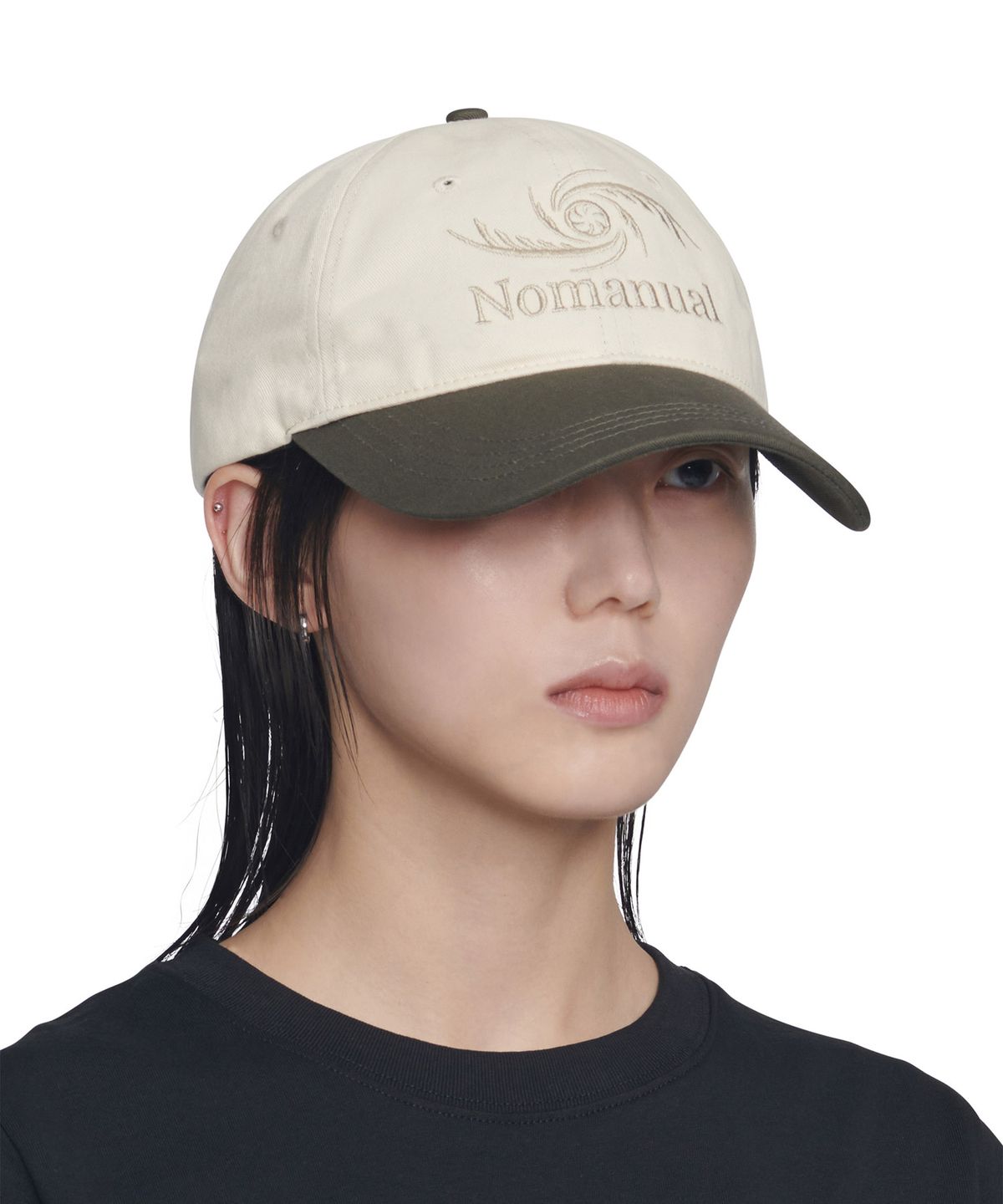 노매뉴얼(NOMANUAL) STORM BALL CAP - CHARCOAL