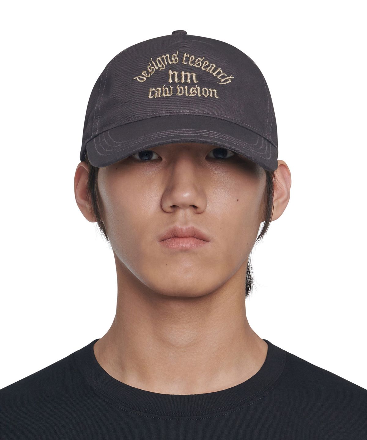 노매뉴얼(NOMANUAL) R.V BALL CAP - CHARCOAL