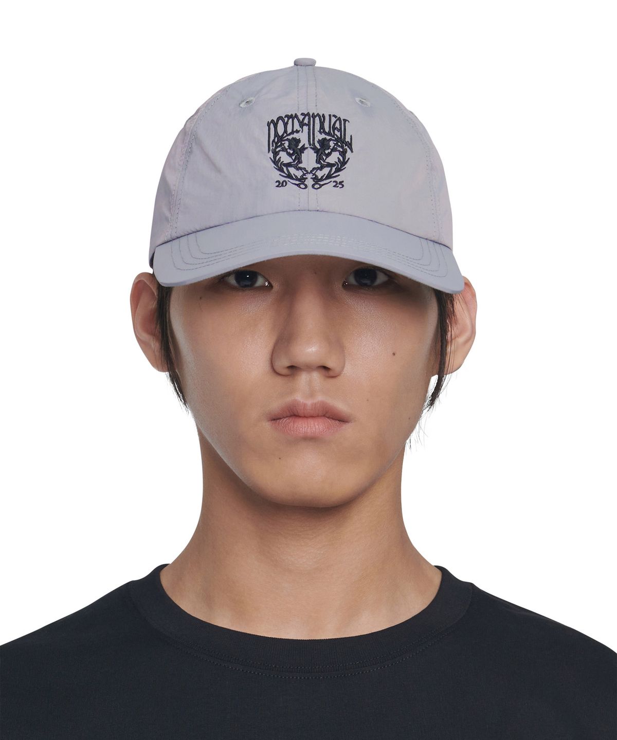 노매뉴얼(NOMANUAL) NM ANGEL NYLON BALL CAP - GRAY
