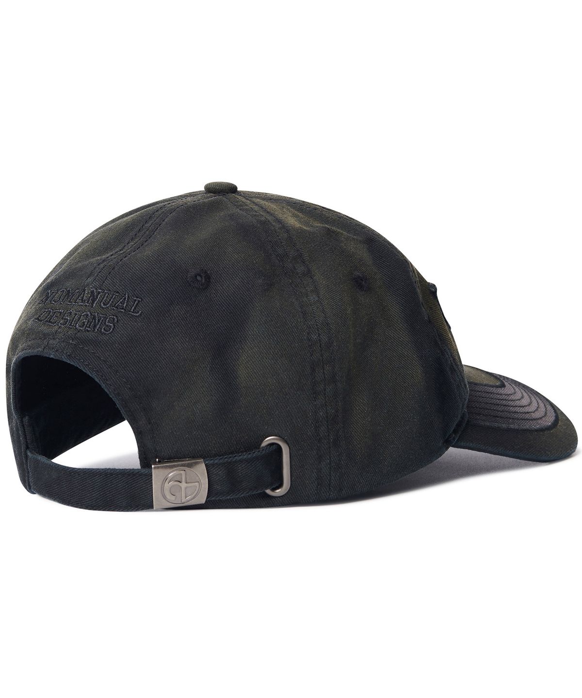 노매뉴얼(NOMANUAL) NMNL PATCHED BALL CAP - WASHED BLACK