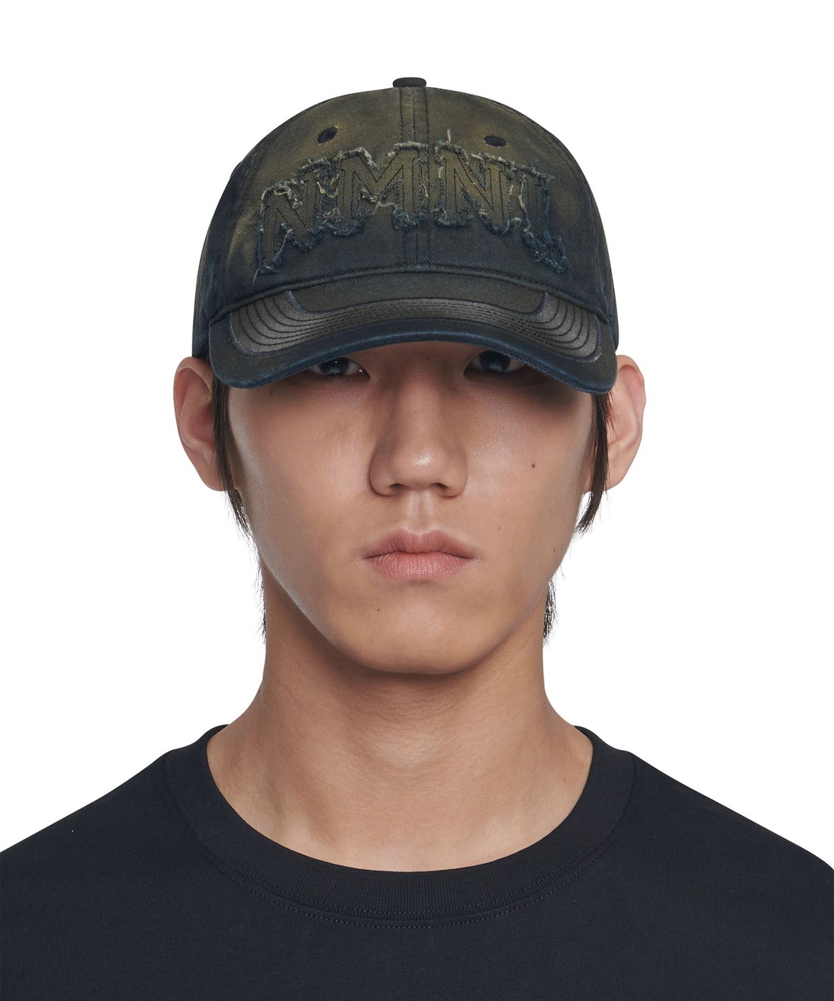 노매뉴얼(NOMANUAL) NMNL PATCHED BALL CAP - WASHED BLACK