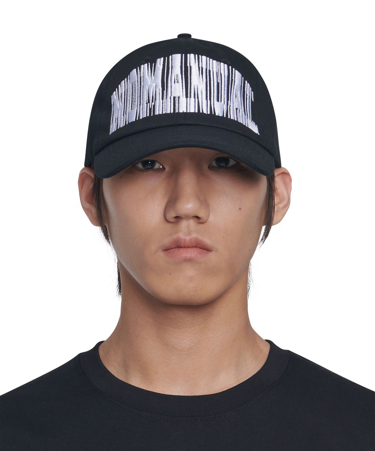 노매뉴얼(NOMANUAL) SPECTRUM LOGO BALL CAP - BLACK