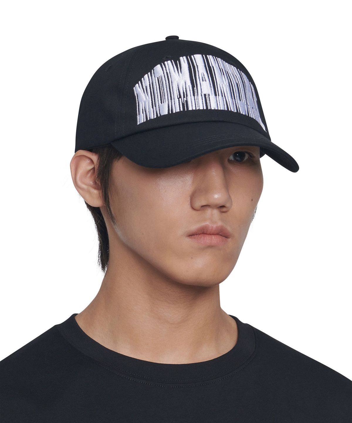 노매뉴얼(NOMANUAL) SPECTRUM LOGO BALL CAP - BLACK