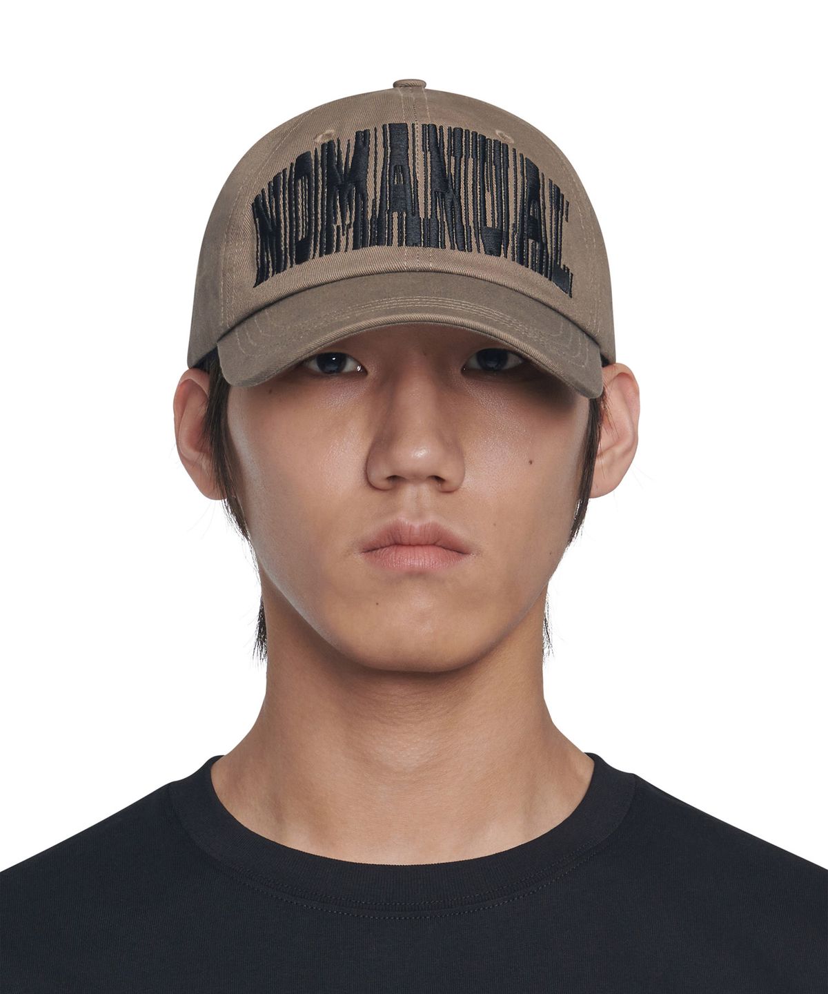노매뉴얼(NOMANUAL) SPECTRUM LOGO BALL CAP - MOCHA